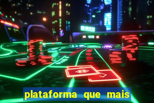 plataforma que mais paga no fortune tiger